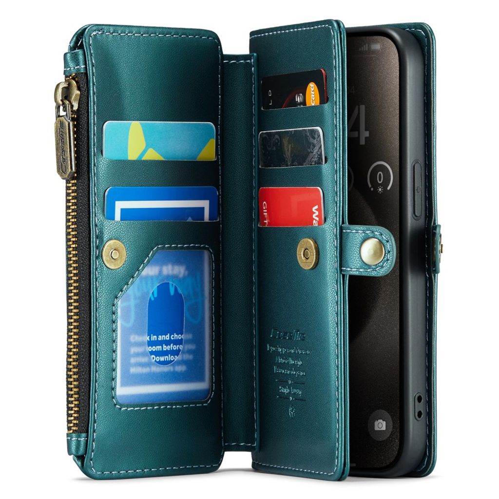 CaseMe iPhone 15 Pro Etui C36 Series Grønn