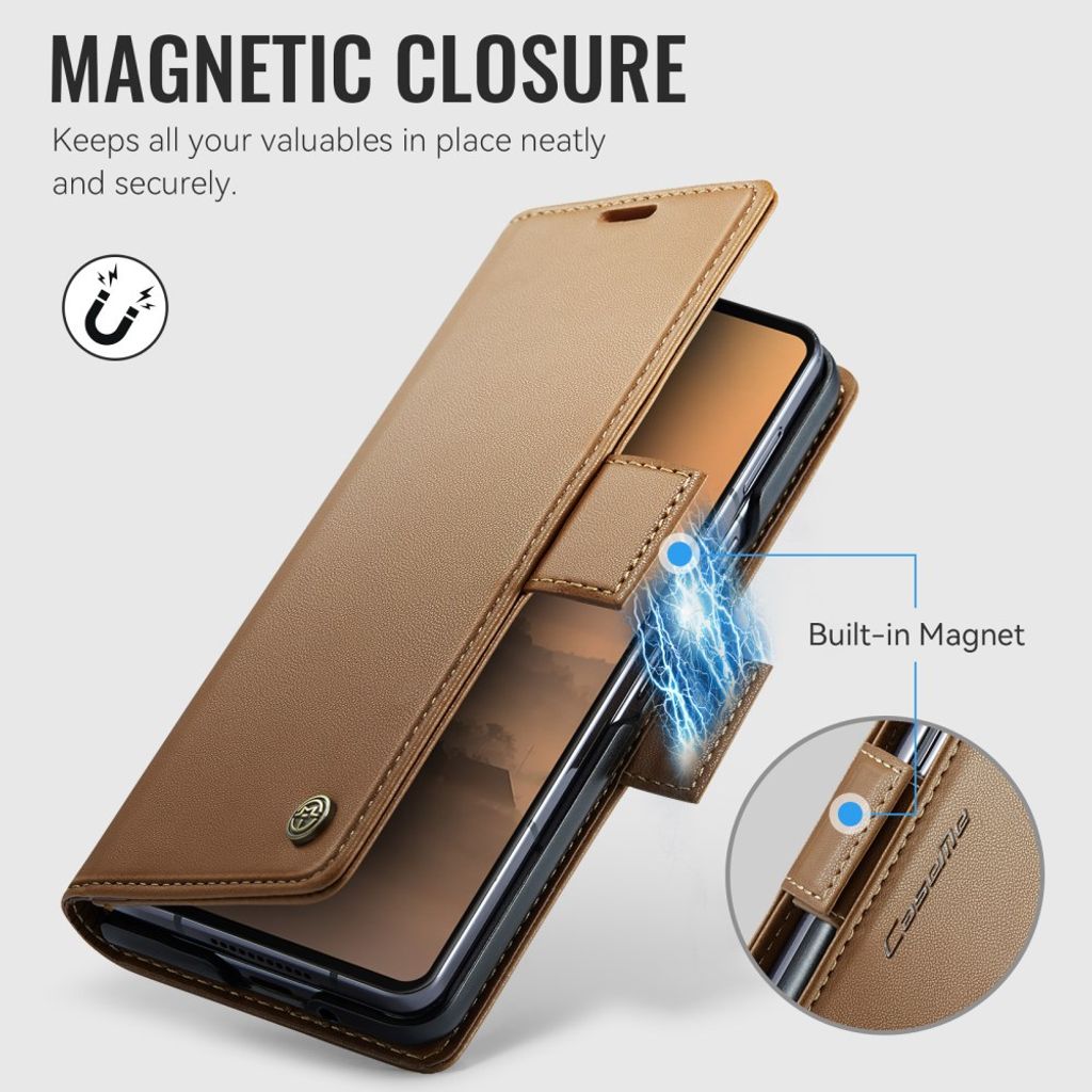 CaseMe Samsung Galaxy Z Fold 8 Ultra Etui 023 Series Brun