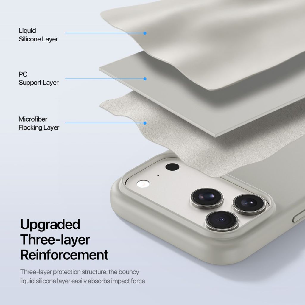 Dux Ducis iPhone 17 Pro/iPhone 18 Pro Deksel Piel Series MagSafe Beige