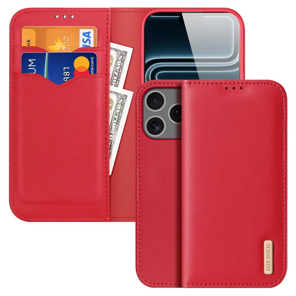 Dux Ducis iPhone 17 Pro Max/iPhone 18 Pro Max Etui Hivo Series Rød