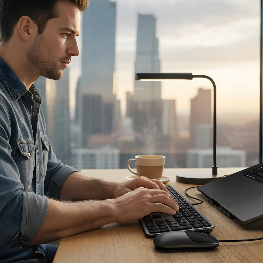 Satechi kablet Tastatur Slim LX3 USB-C/USB-A Svart