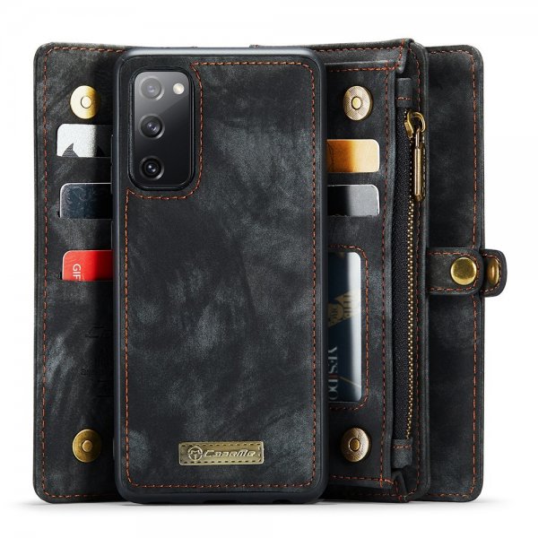 CaseMe Samsung Galaxy S20 FE Etui 008 Series Avtakbart Deksel Grå