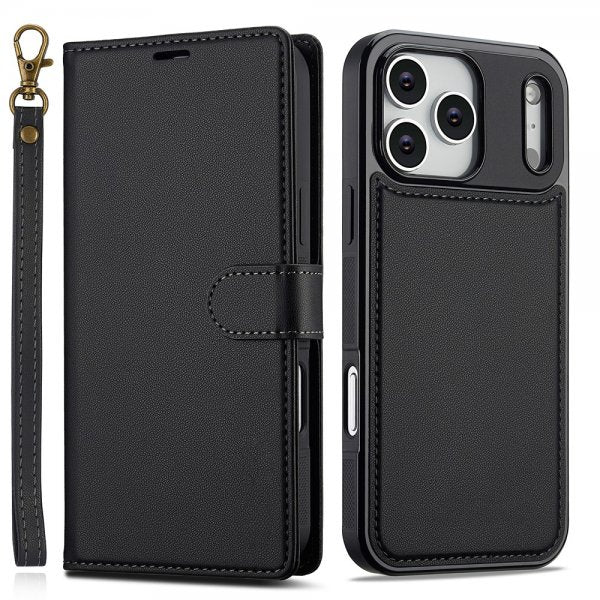 Nordic Covers iPhone 17 Pro Etui med avtakbart MagSafe-deksel Raven Black
