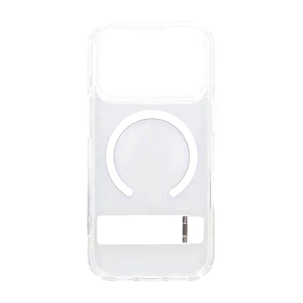 Rvelon iPhone 17 Pro Max Deksel med Stativ MagSafe Transparent