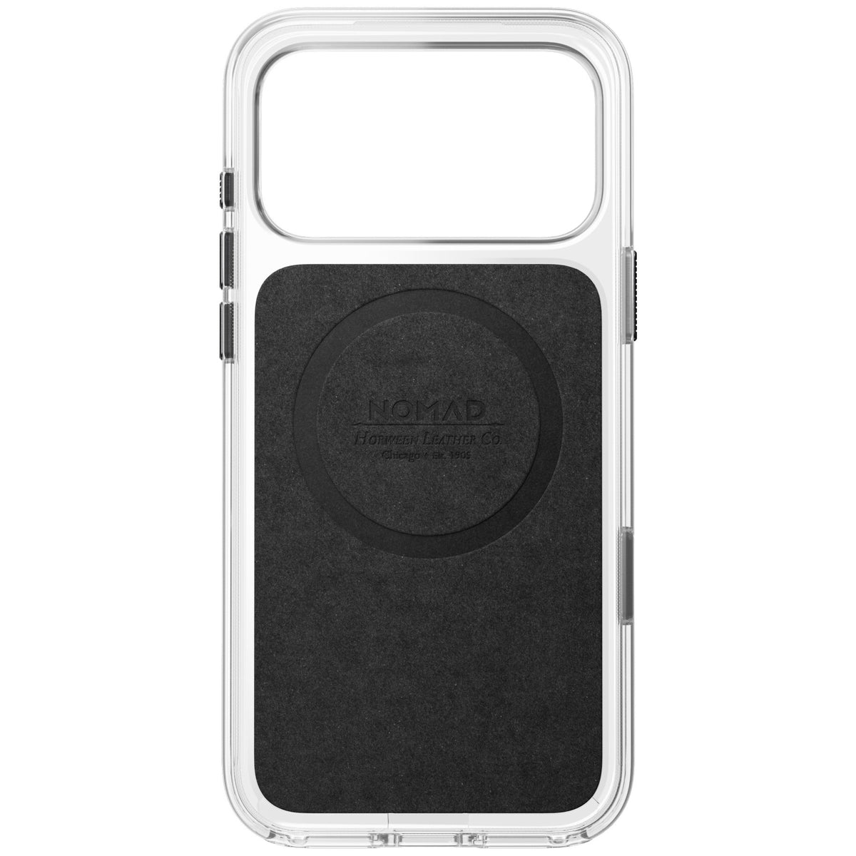 Nomad iPhone 17 Pro Max/iPhone 18 Pro Max Deksel Clear Leather Case Rustic Brown