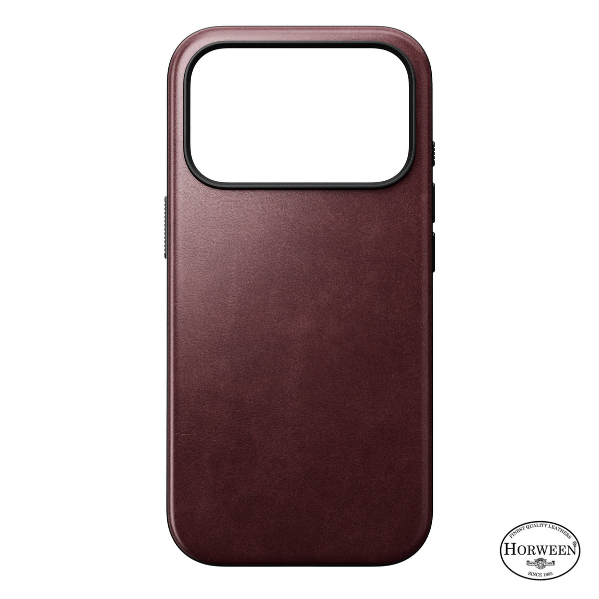 Nomad iPhone 17 Pro/iPhone 18 Pro Deksel Modern Leather Case Horween Burgundy
