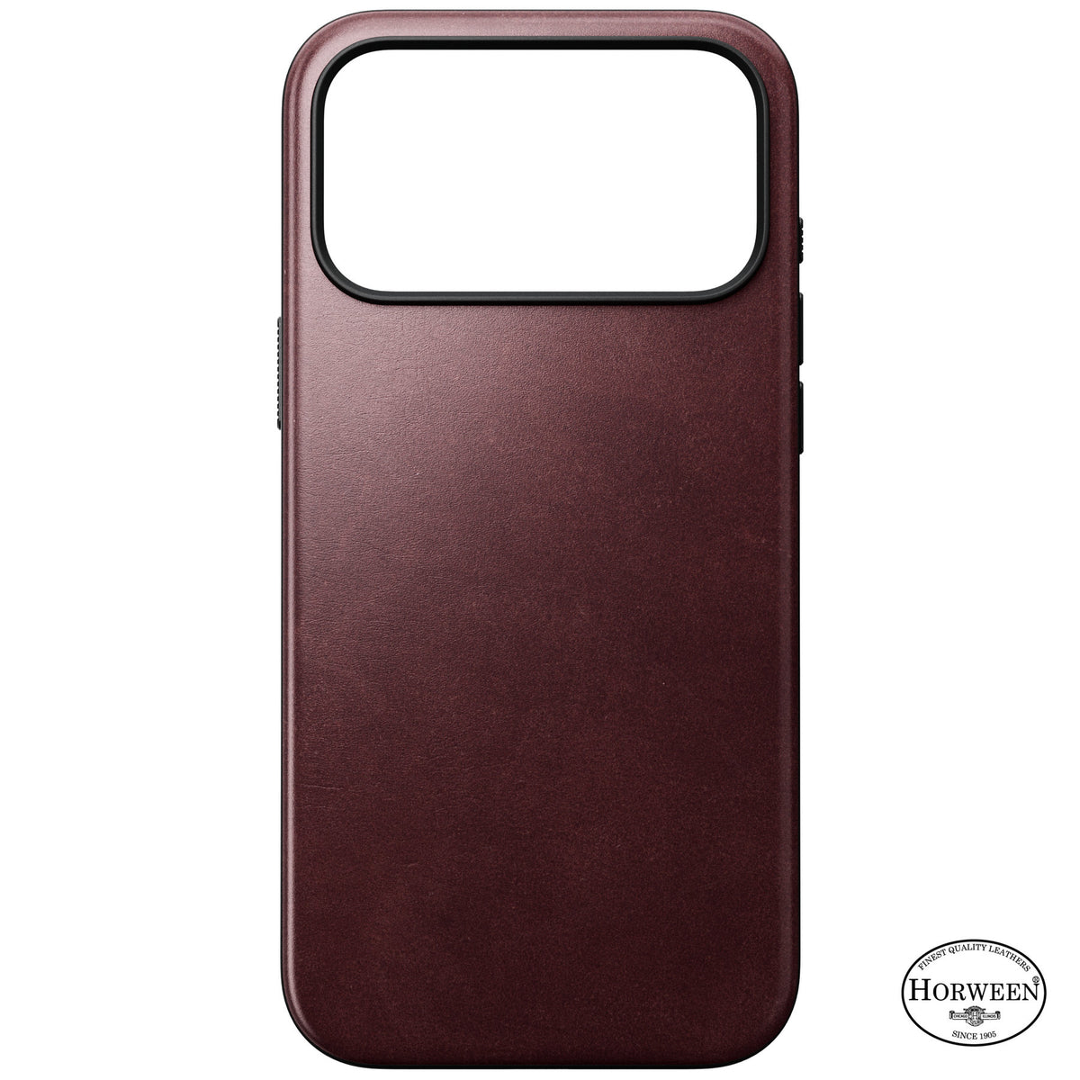 Nomad iPhone 17 Pro Max/iPhone 18 Pro Max Deksel Modern Leather Case Horween Burgundy