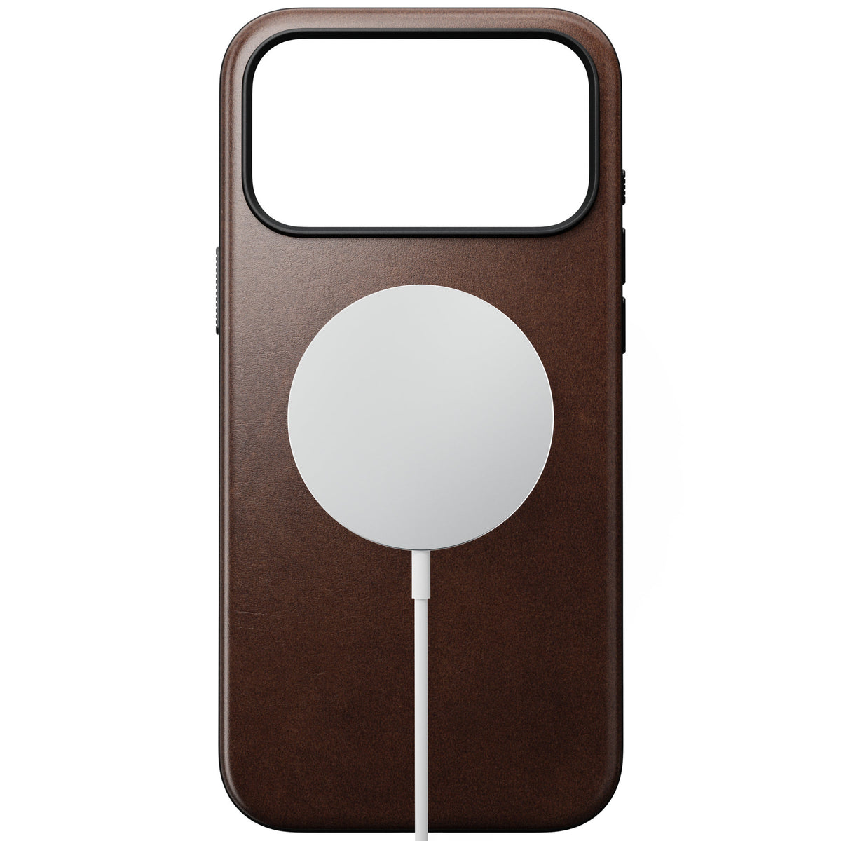 Nomad iPhone 17 Pro Max/iPhone 18 Pro Max Deksel Modern Leather Case Horween Rustic Brown