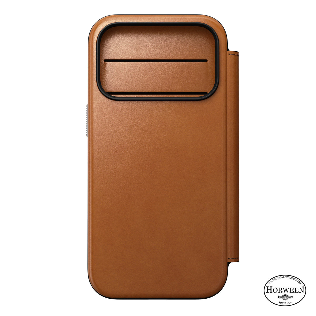 Nomad iPhone 17 Pro/iPhone 18 Pro Etui Modern Leather Folio Horween Saddle
