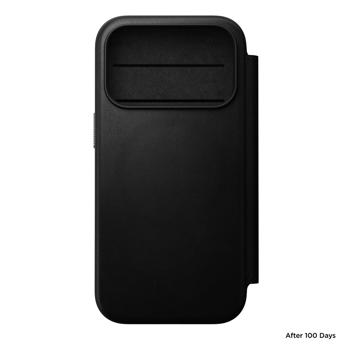 Nomad iPhone 17 Pro/iPhone 18 Pro Etui Modern Leather Folio Svart