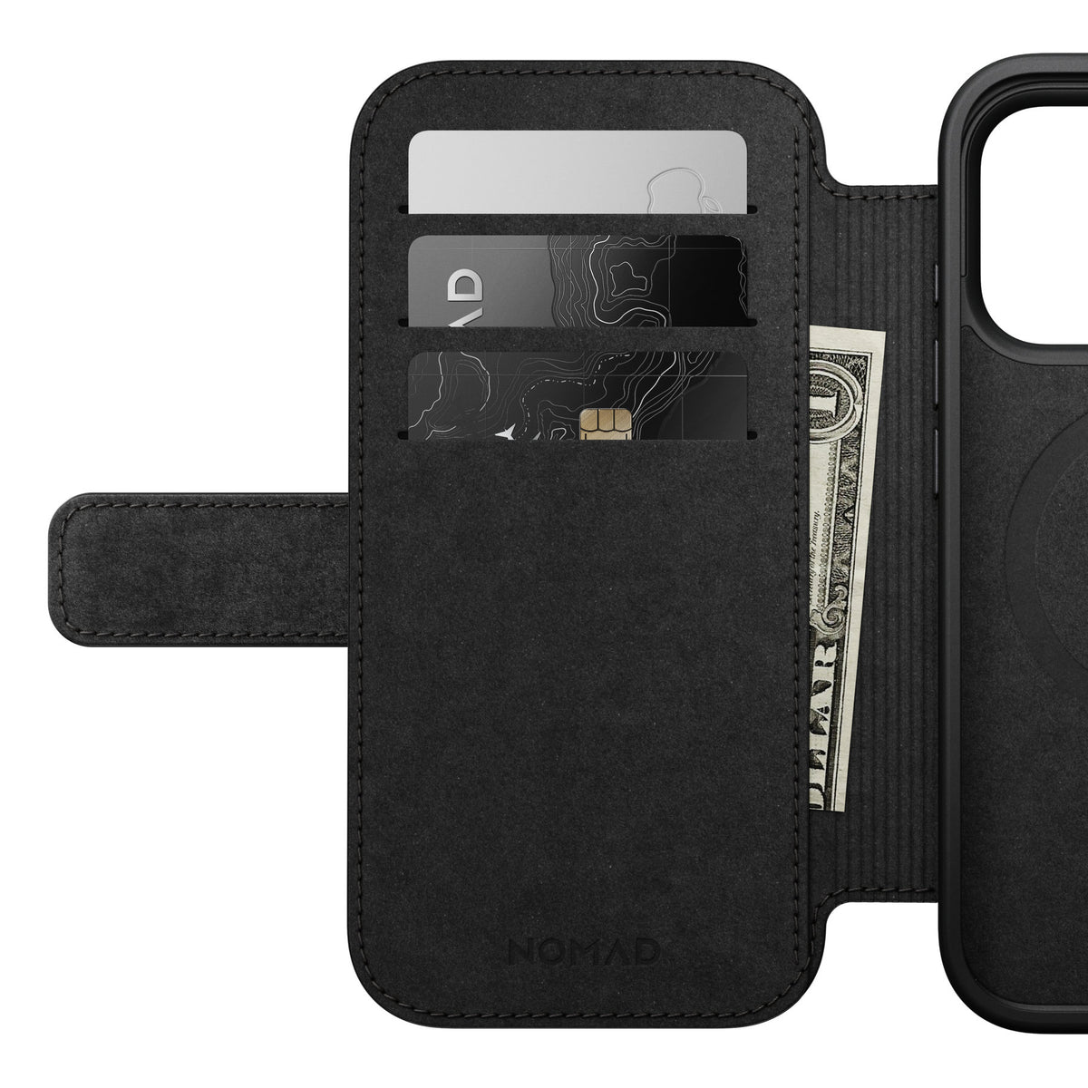 Nomad iPhone 17 Pro/iPhone 18 Pro Etui Modern Leather Folio Brun