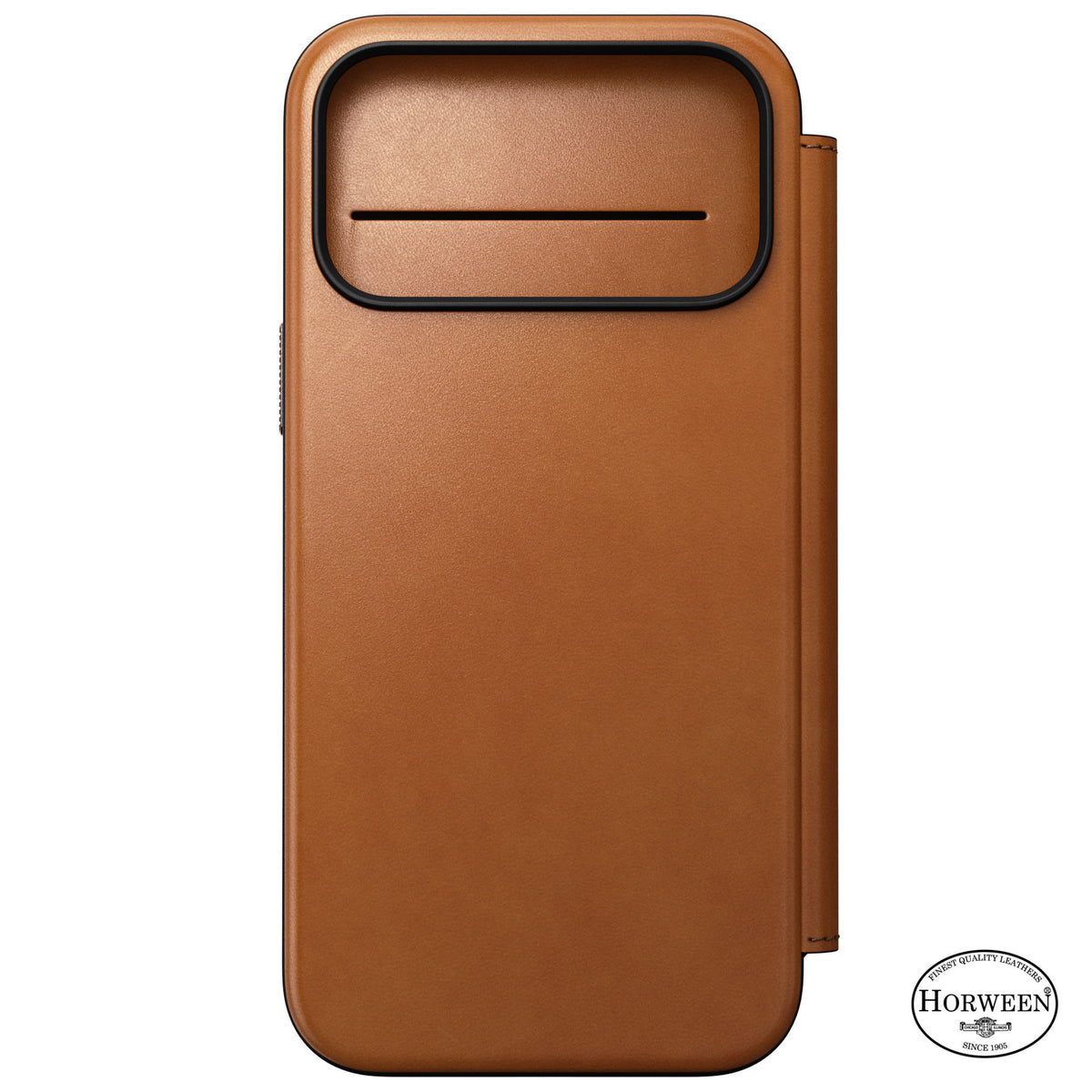 Nomad iPhone 17 Pro Max/iPhone 18 Pro Max Etui Modern Leather Folio Horween Saddle