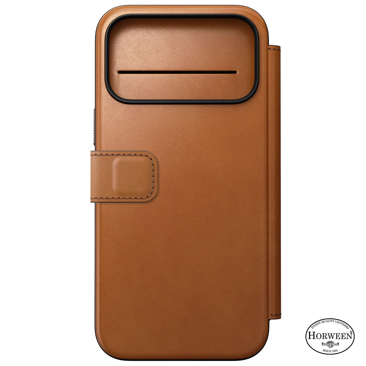 Nomad iPhone 17 Pro Max/iPhone 18 Pro Max Etui Modern Leather Folio Horween Saddle
