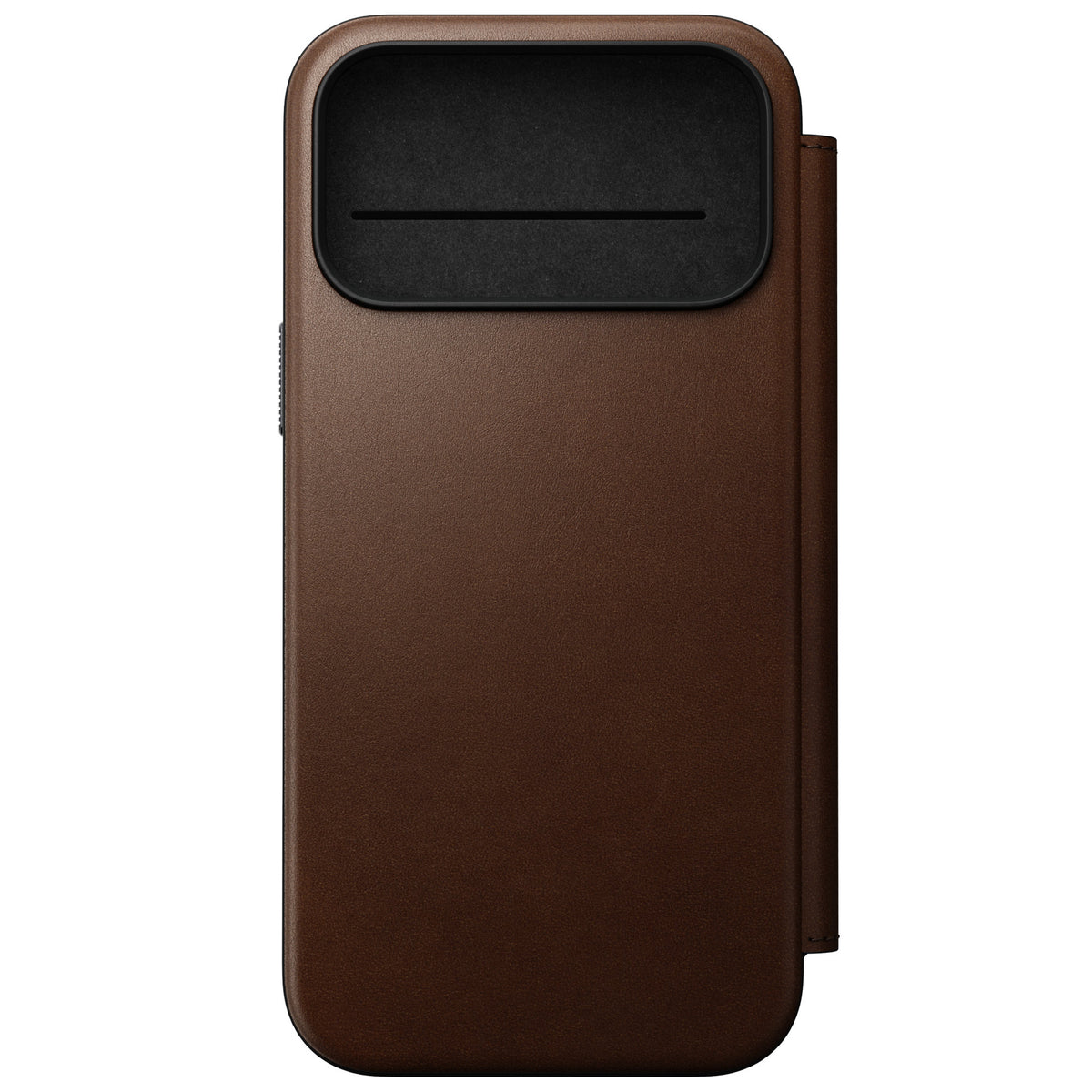 Nomad iPhone 17 Pro Max/iPhone 18 Pro Max Etui Modern Leather Folio Brun