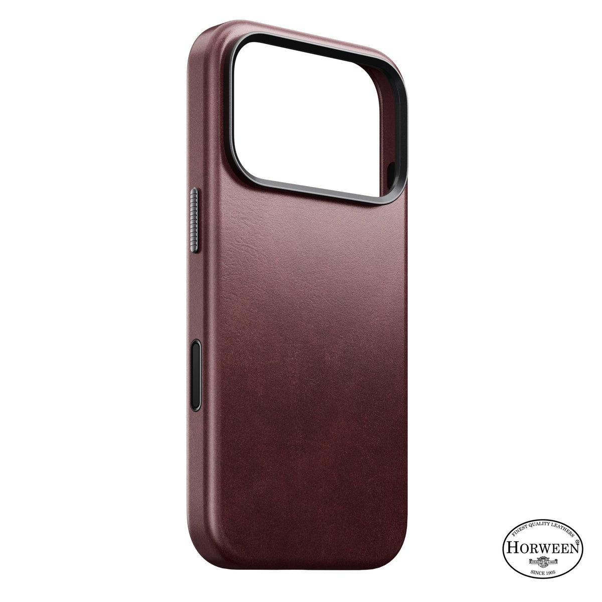 Nomad iPhone 17 Pro/iPhone 18 Pro Deksel Traditional Leather Case Horween Burgundy