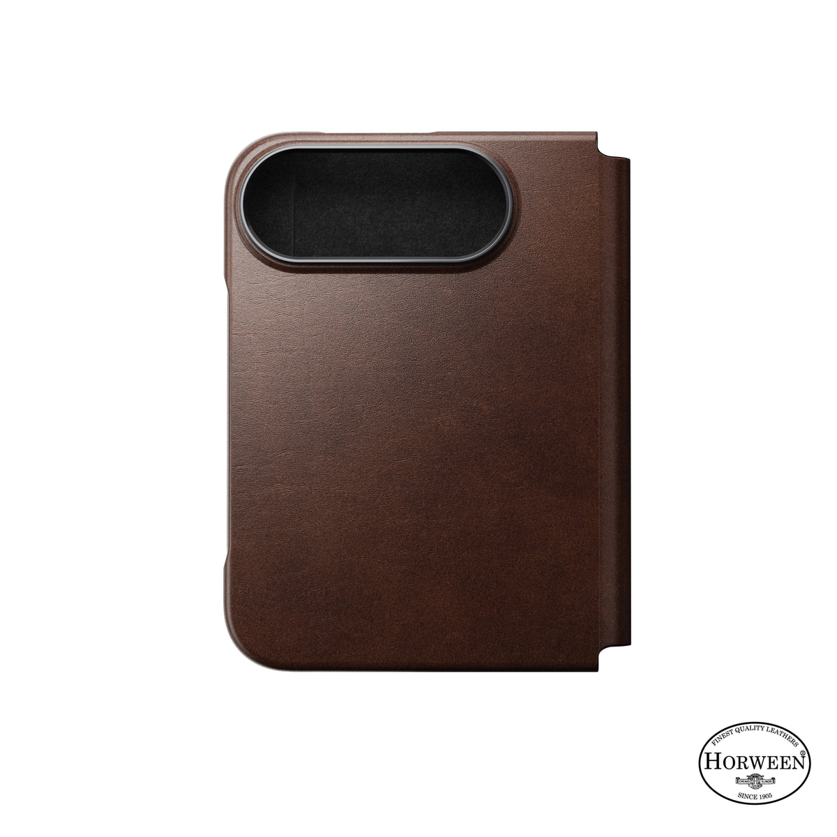 Nomad iPhone Duo Etui Traditional Leather Folio Horween Rustic Brown