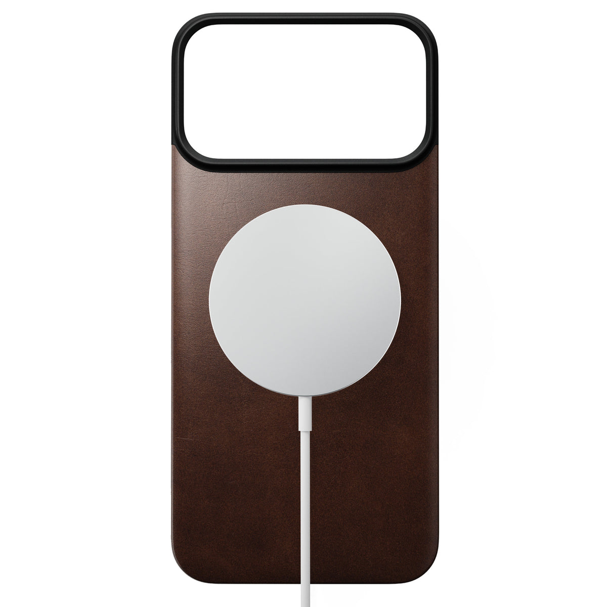 Nomad iPhone 17 Pro Max/iPhone 18 Pro Max Deksel Mag Leather Back Rustic Brown