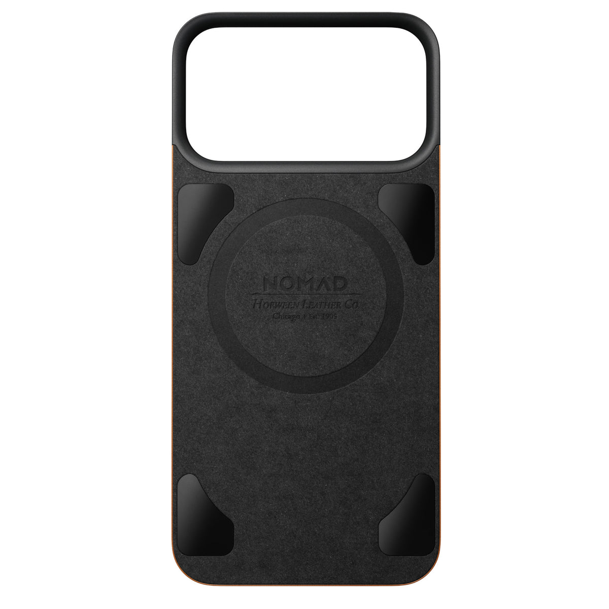 Nomad iPhone 17 Pro Max/iPhone 18 Pro Max Deksel Mag Leather Back Saddle