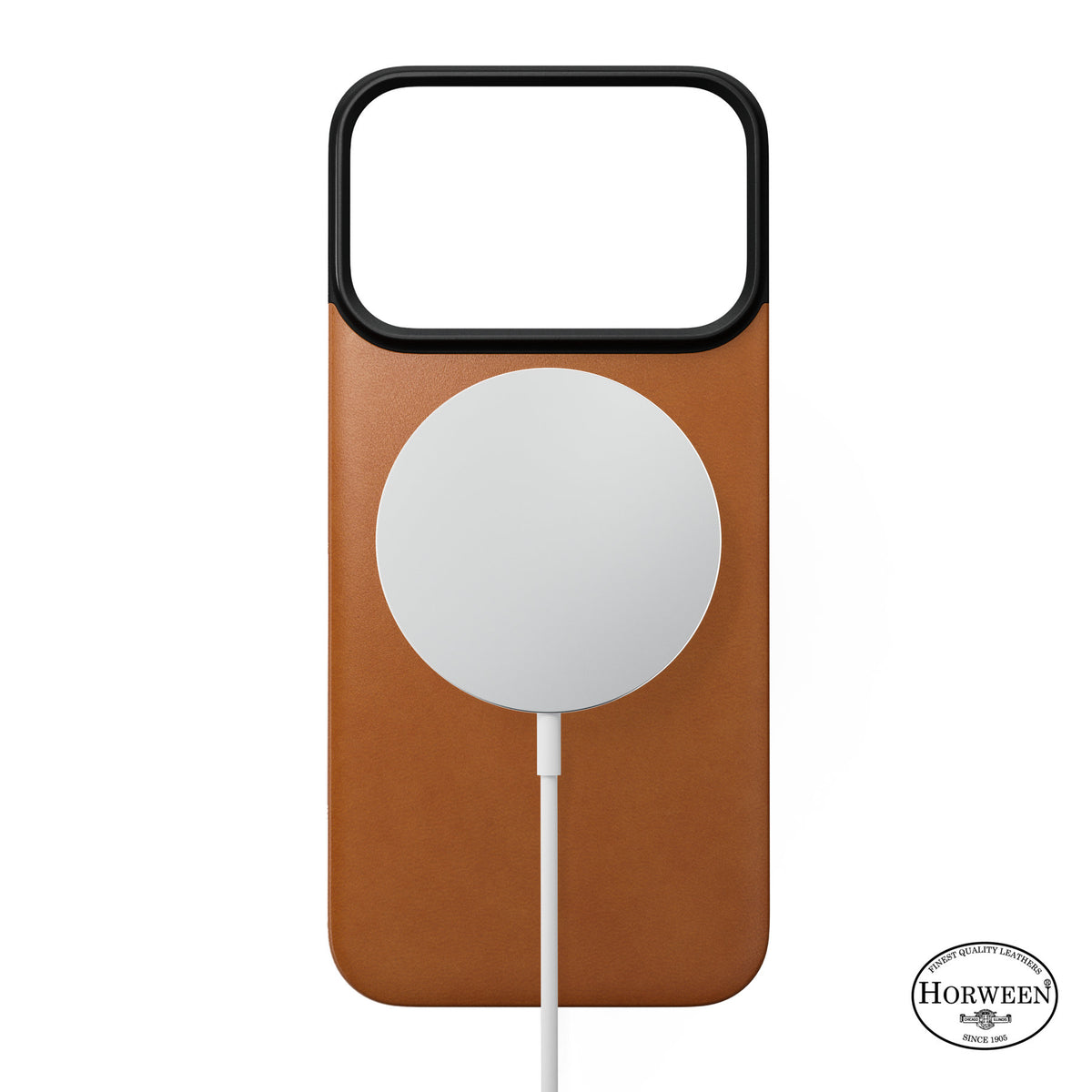 Nomad iPhone 17 Pro/iPhone 18 Pro Deksel Mag Leather Back Saddle
