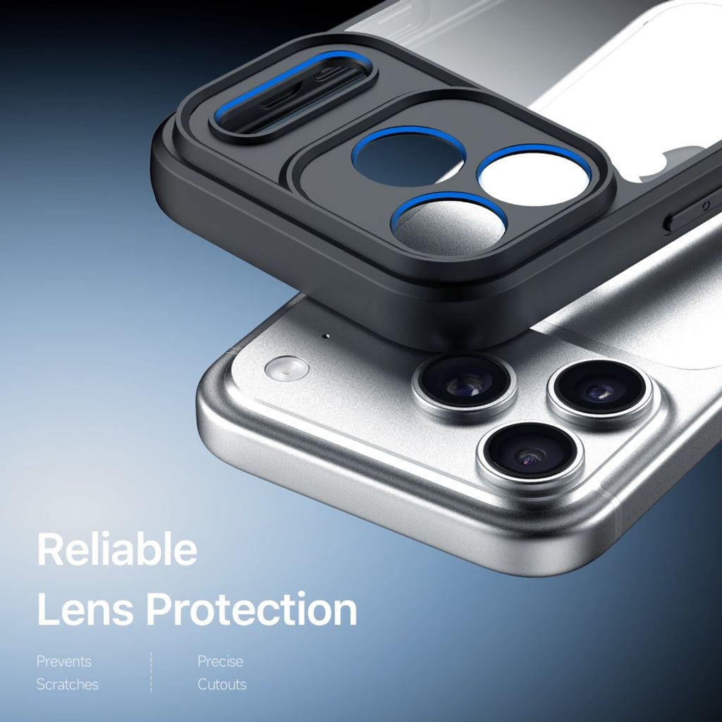 Dux Ducis iPhone 17 Pro Max/iPhone 18 Pro Max Deksel Aimo Series Svart