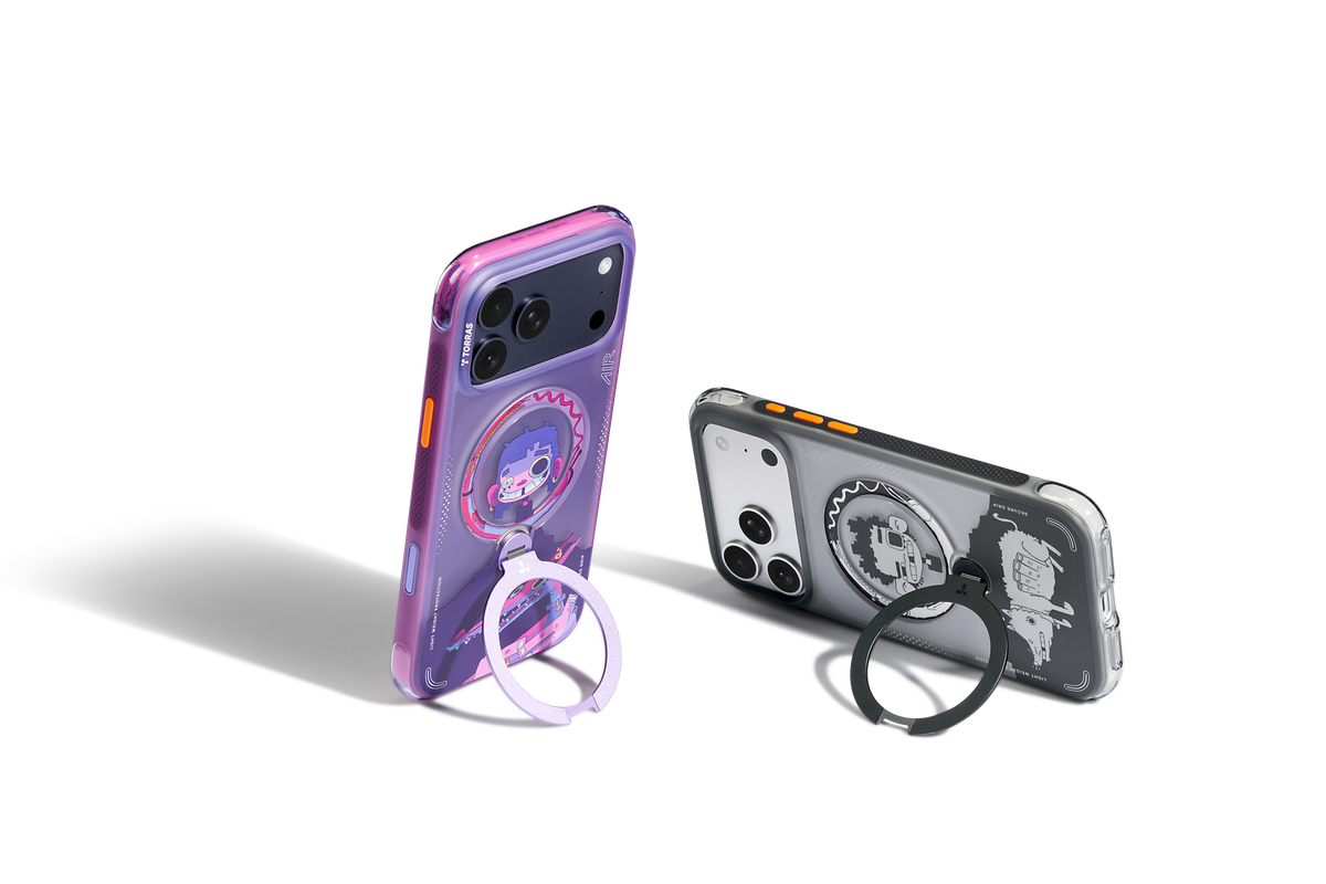 Torras iPhone 17 Pro Deksel Ostand Q3 Air Gawx Neon Night Muse