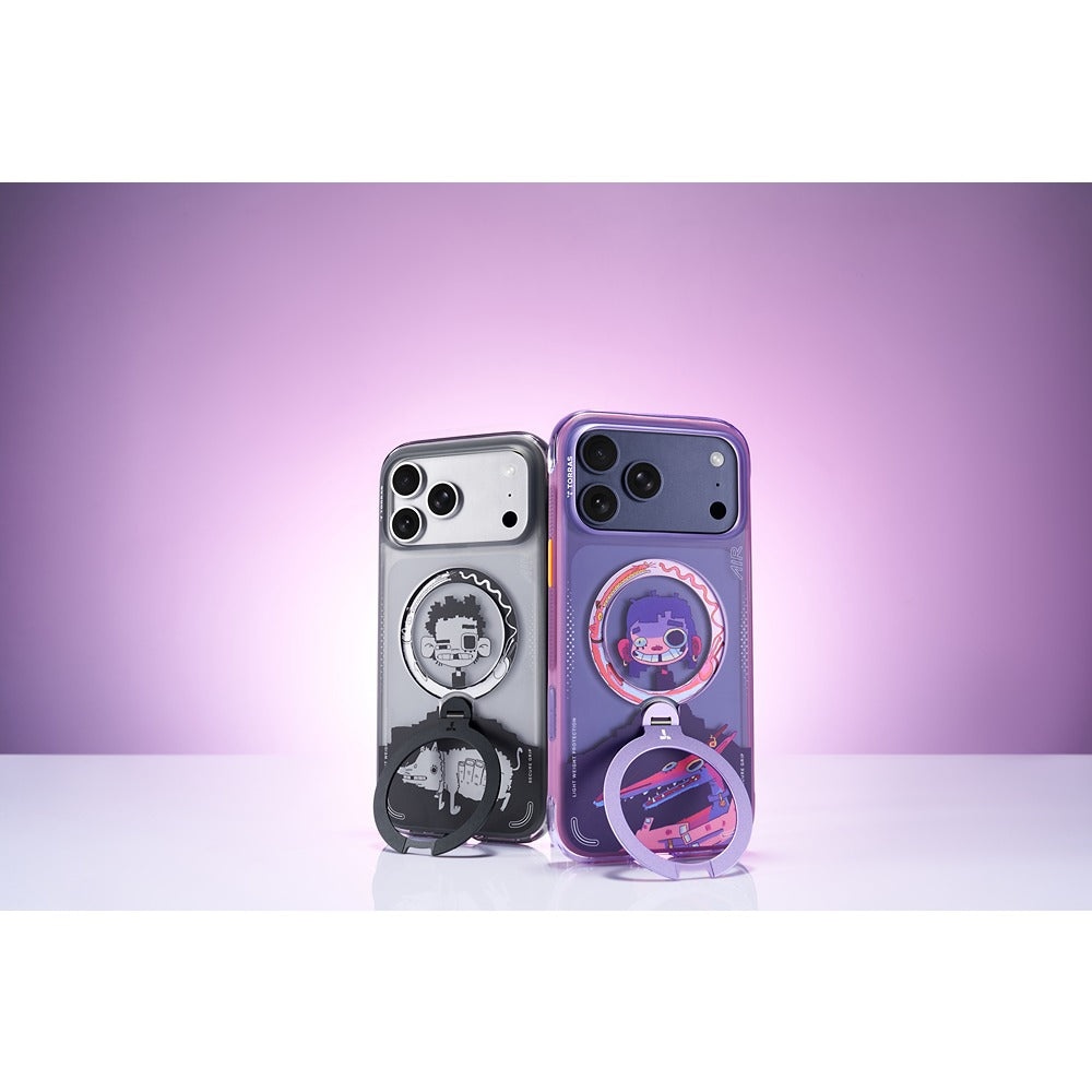 Torras iPhone 17 Pro Deksel Ostand Q3 Air Gawx Neon Night Muse