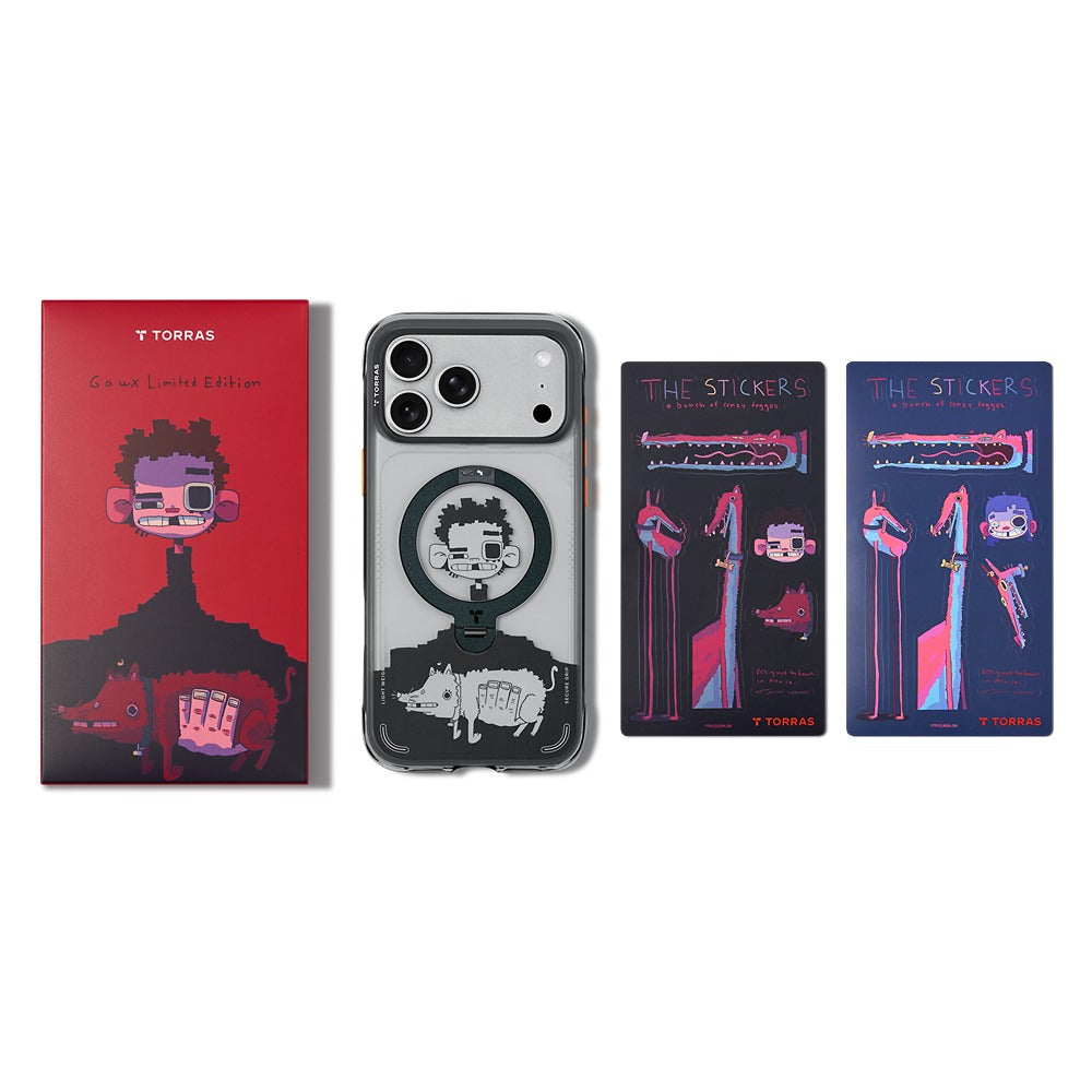 Torras iPhone 17 Pro Max Deksel Ostand Q3 Air Gawx Dawnbreak Guard