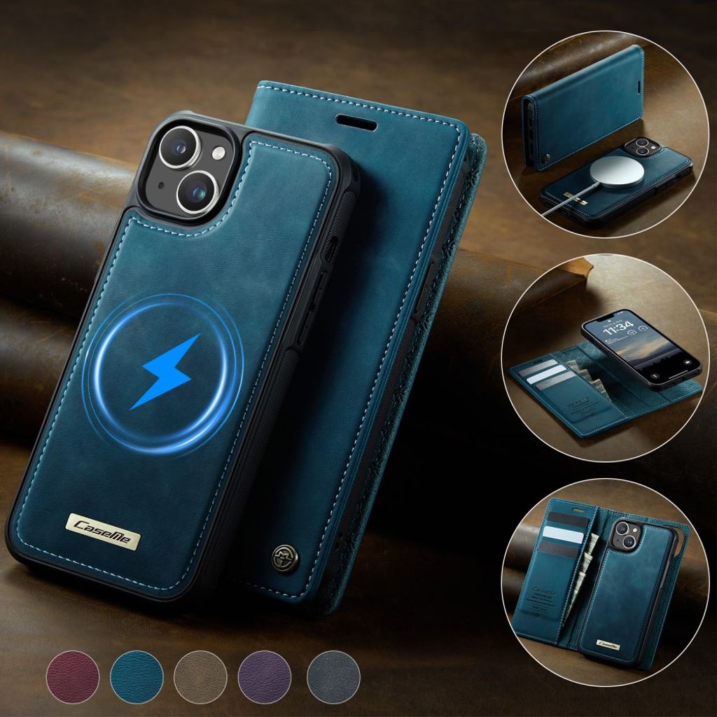 CaseMe iPhone 15 Etui C49 Series Grønn