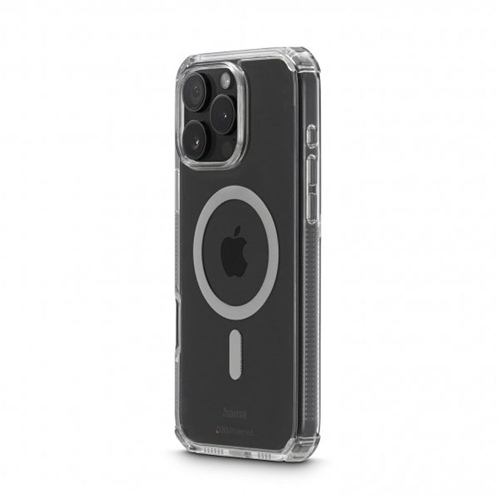 Hama iPhone 16 Pro Max Deksel Extreme Protect MagLine Transparent