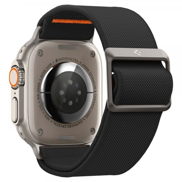 Spigen Apple Watch 44/45/46mm/Watch Ultra 49mm Armbånd Lite Fit Ultra Svart