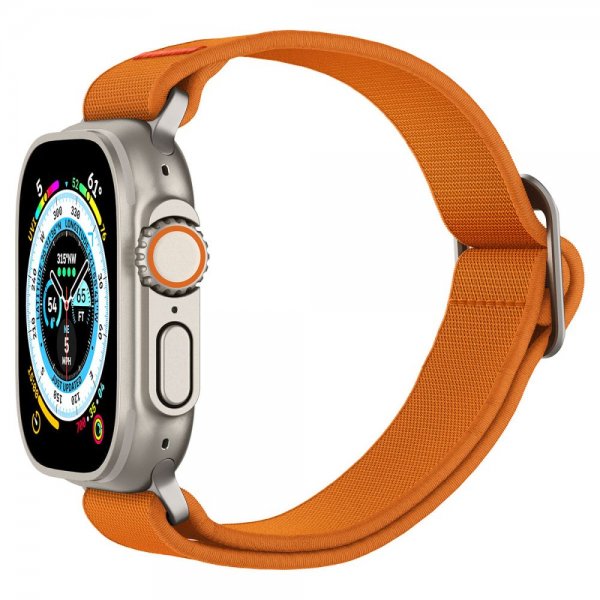 Spigen Apple Watch 44/45/46mm/Watch Ultra 49mm Armbånd Lite Fit Ultra Oransje