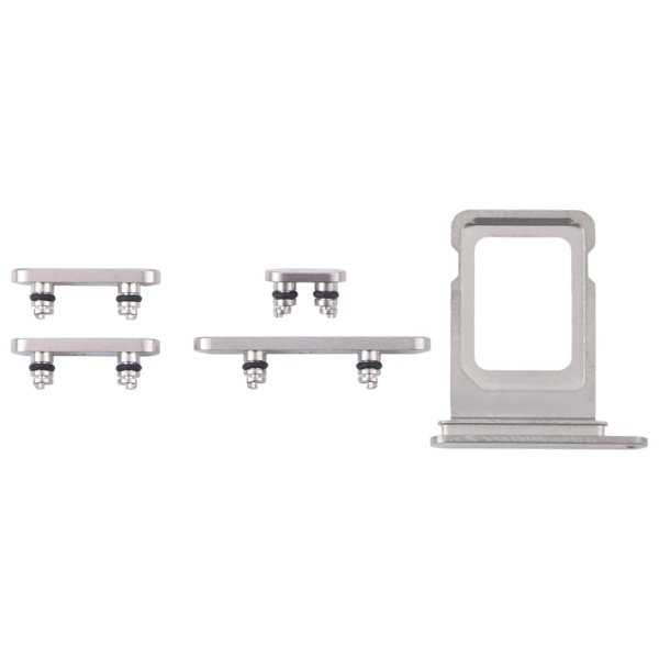 Knapper og SIM-kortholder for iPhone 15 Pro og 15 Pro Max - Naturlig titan