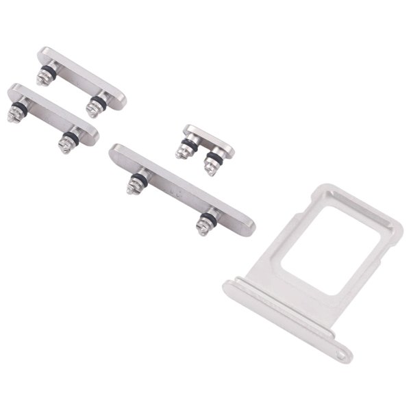 Knapper og SIM-kortholder for iPhone 15 Pro og 15 Pro Max - Naturlig titan