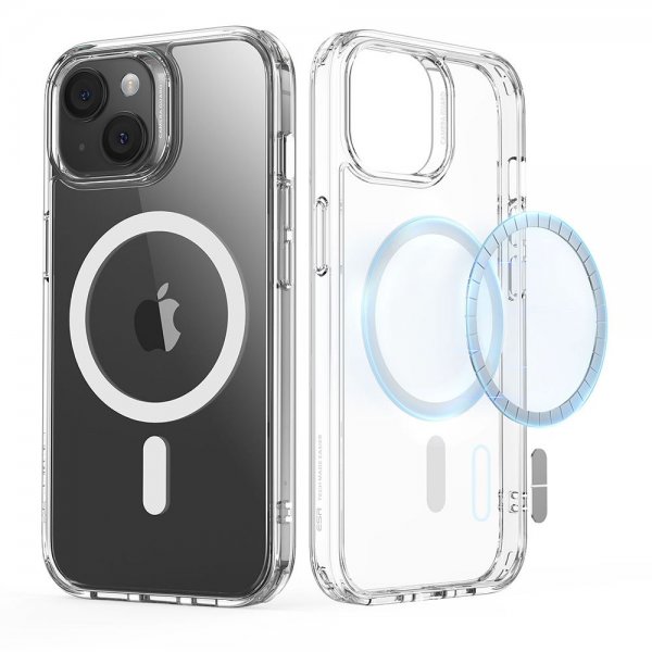 ESR iPhone 15 Deksel Classic Hybrid HaloLock Transparent