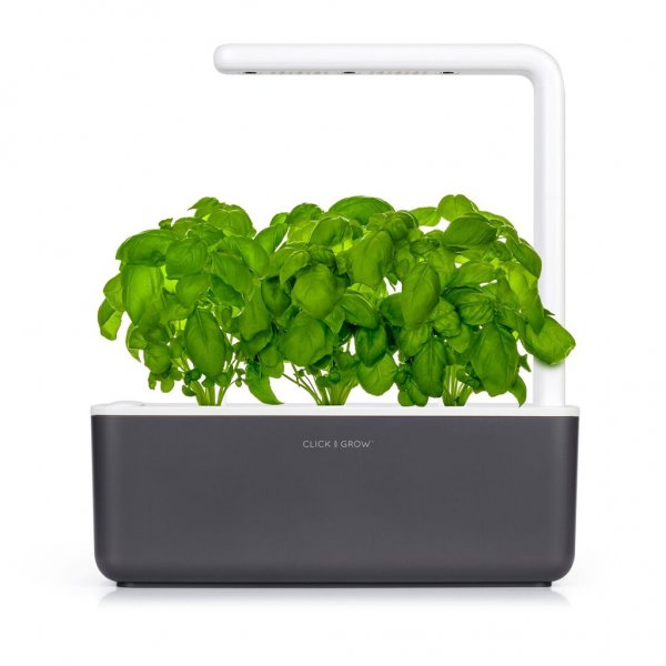 Click and Grow Smart Garden 3 Start pakke Mørk Grå