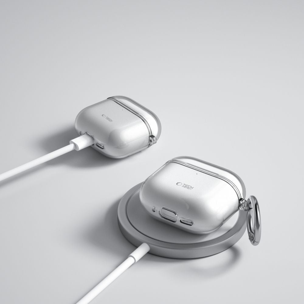 Tech-Protect AirPods 4 Deksel FlexAir Grå