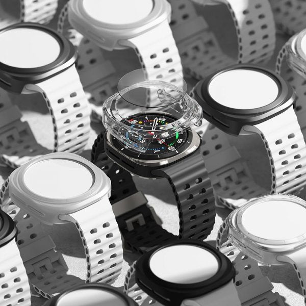 Ringke Samsung Galaxy Watch Ultra 47mm Deksel og Skjermbeskytter Slim & Glass Transparent