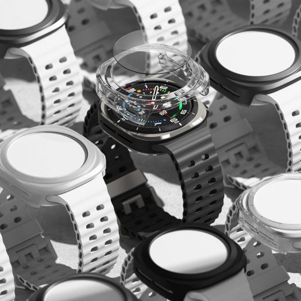 Ringke Samsung Galaxy Watch Ultra 47mm Deksel og Skjermbeskytter Slim & Glass Svart