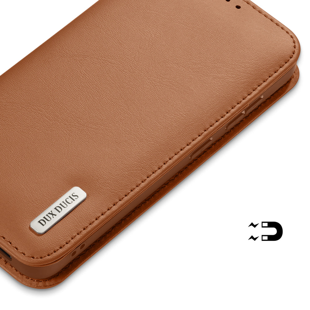 Dux Ducis Samsung Galaxy S25 Edge Etui Hivo Series Brun