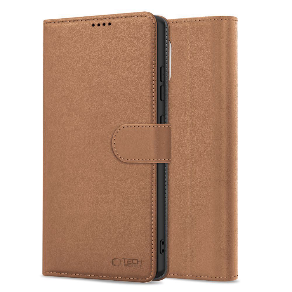 Tech-Protect iPhone 16e/iPhone 17e Etui Wallet Brun