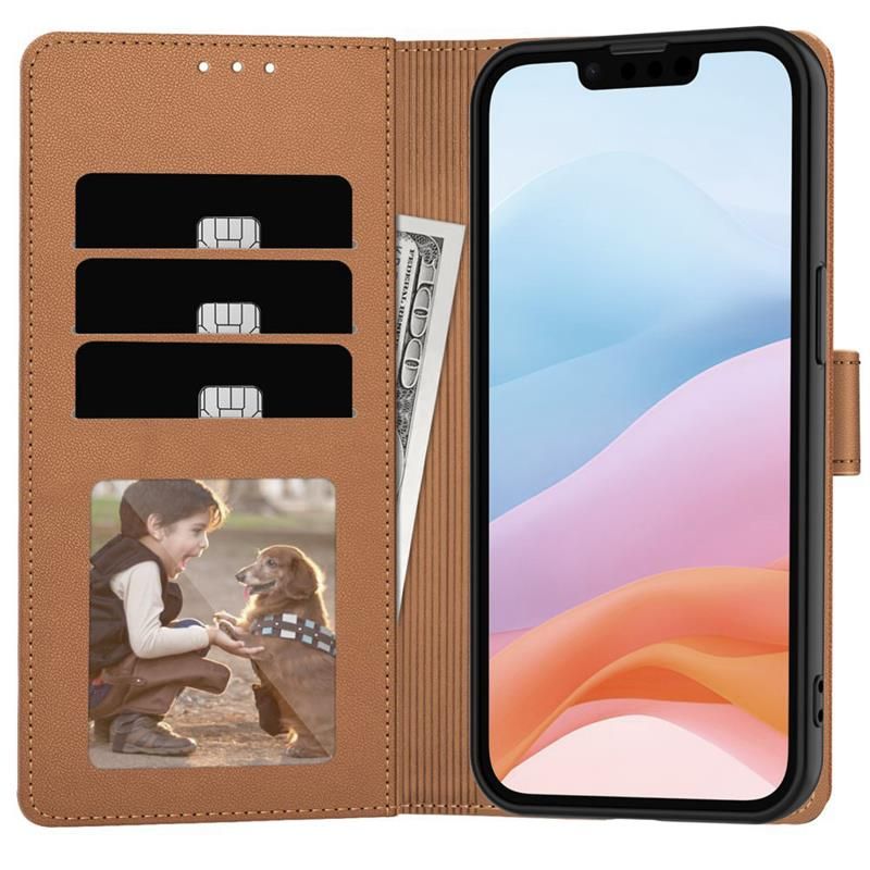 Tech-Protect iPhone 16e/iPhone 17e Etui Wallet Brun