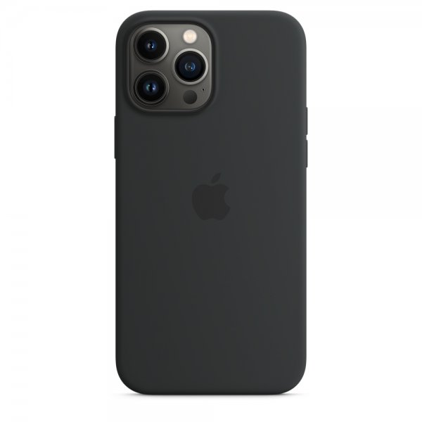 Apple Original iPhone 13 Pro Max Deksel Silikon Deksel MagSafe Midnatt
