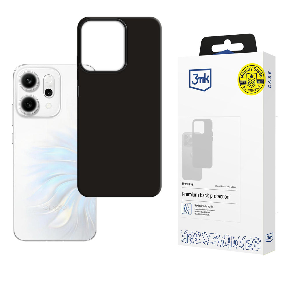 3mk Oppo Reno14 Deksel Matt Case Svart