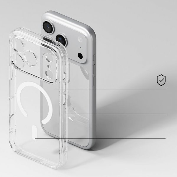 Ringke iPhone 17 Pro Max Deksel Fusion Magnetic Transparent