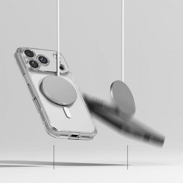 Ringke iPhone 17 Pro Deksel Fusion Magnetic Transparent
