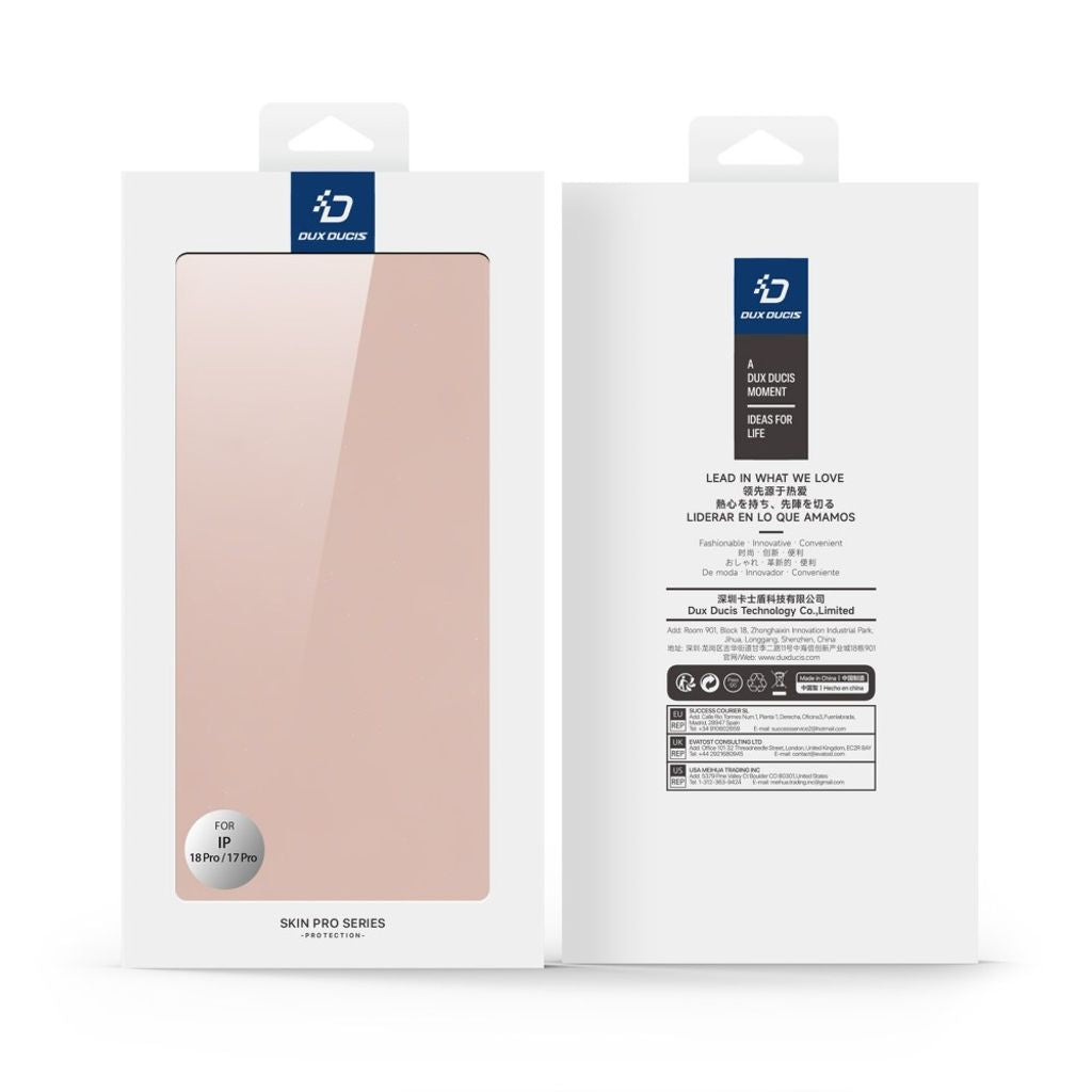 Dux Ducis iPhone 17 Pro/iPhone 18 Pro Etui Skin Pro Series Rosa