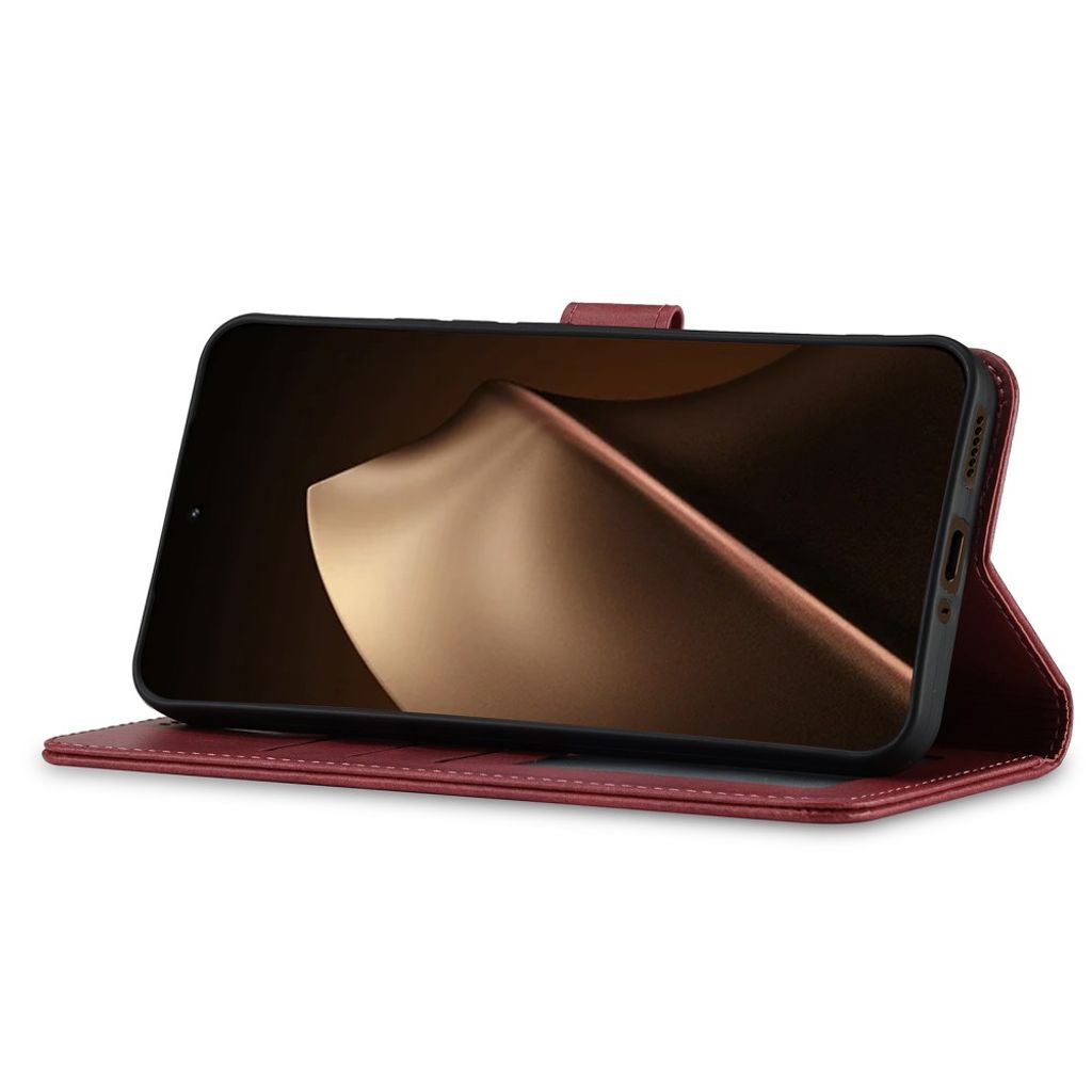Lc.Imeeke Xiaomi 17T Pro Etui med Kortlomme Stativfunksjon Rosa