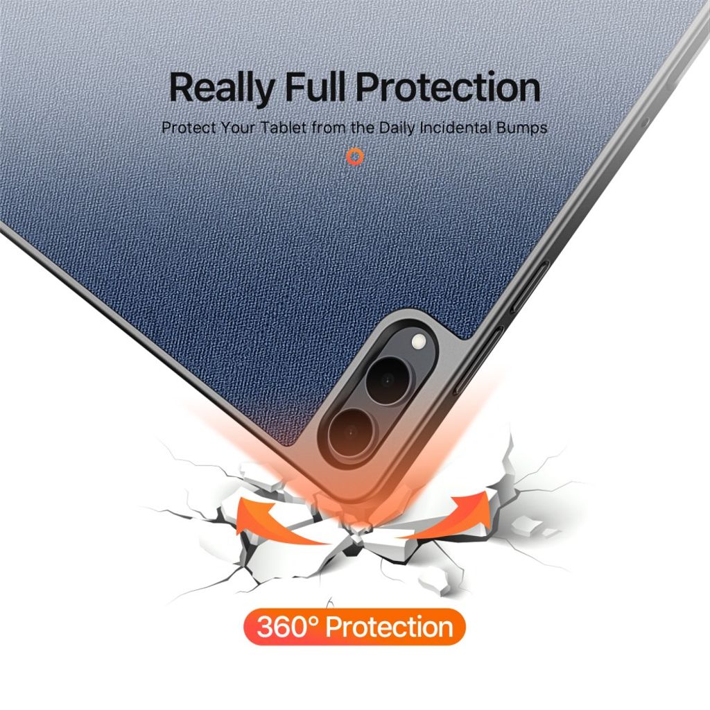 Dux Ducis Samsung Galaxy Tab S11 Ultra/S12 Ultra Etui DOMO Series Blå