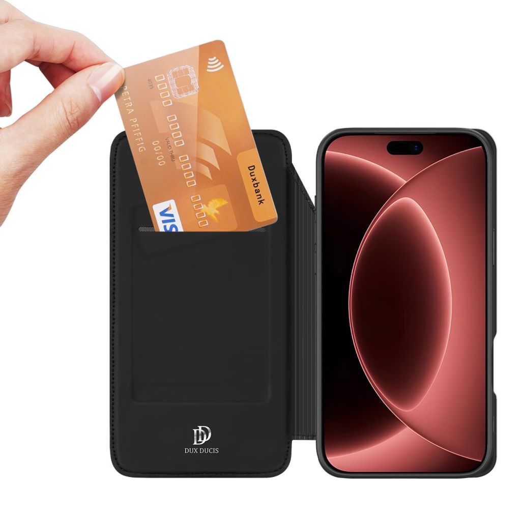 Dux Ducis iPhone 17 Pro/iPhone 18 Pro Etui Skin Pro Series Svart
