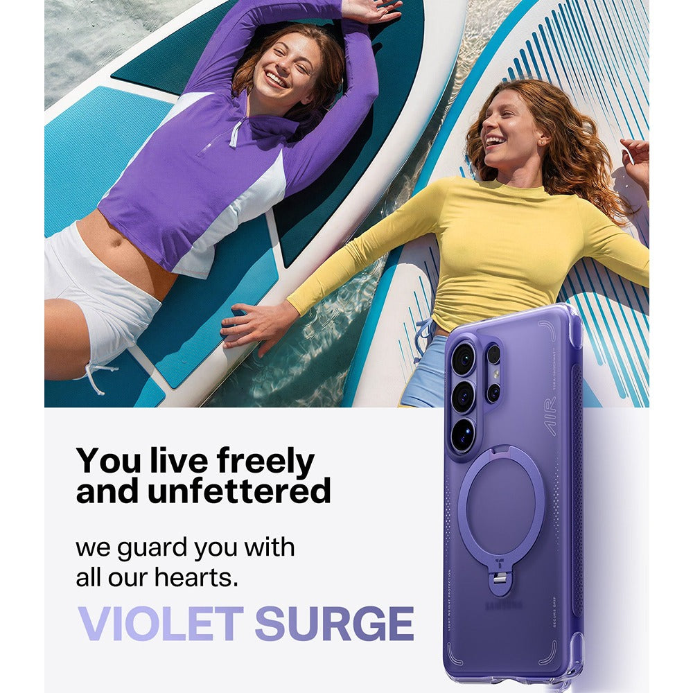 Torras Samsung Galaxy S26 Ultra Deksel Ostand Q3 Air Violet Surge